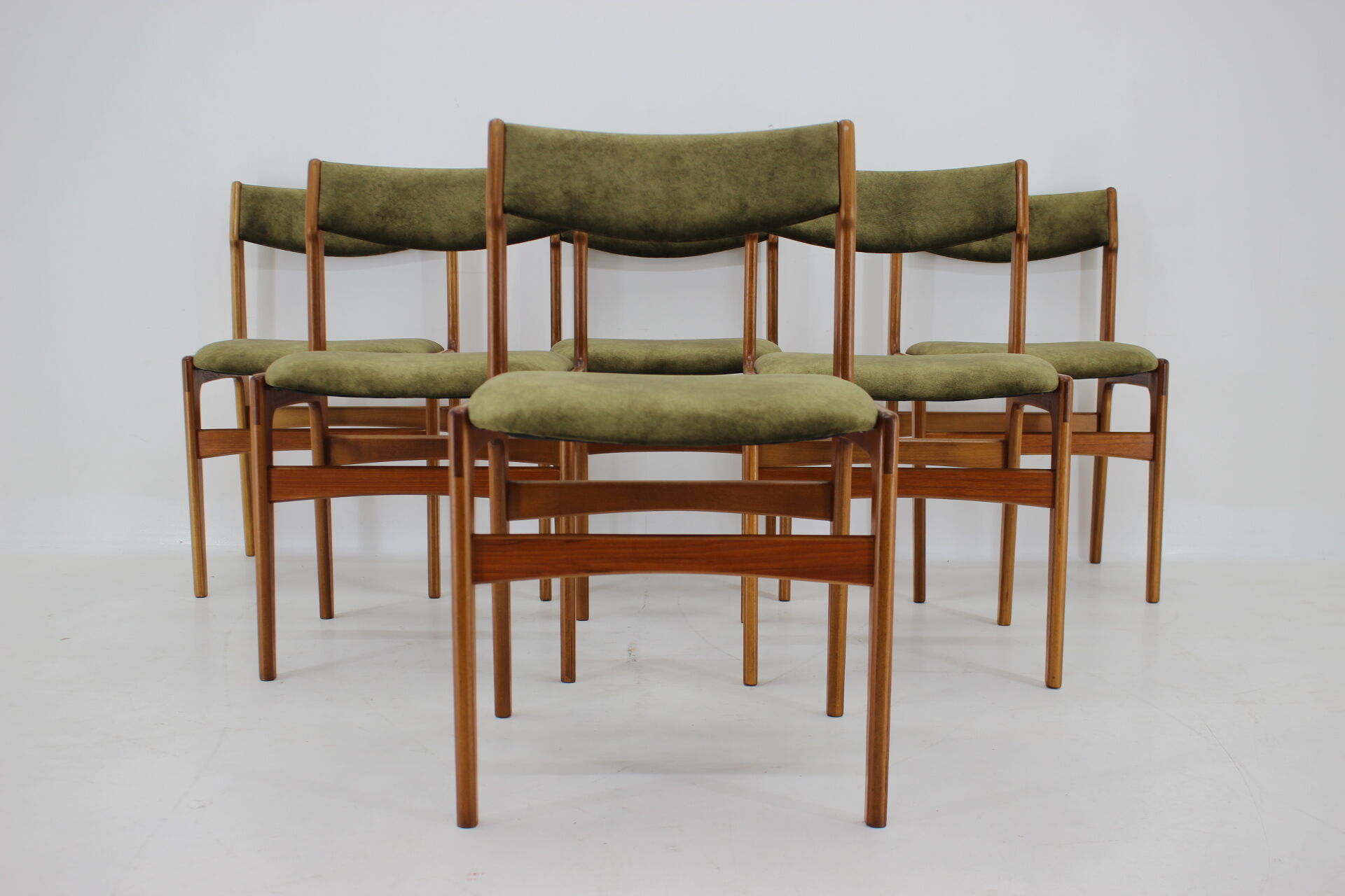 1960s Danish Teak Dining Chairs, Set of 6