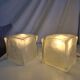 Ice cube IKEA lamp glass Iviken 1990s