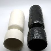 Pompeo Pianezzola pair of ceramic vases from Nove 1970s