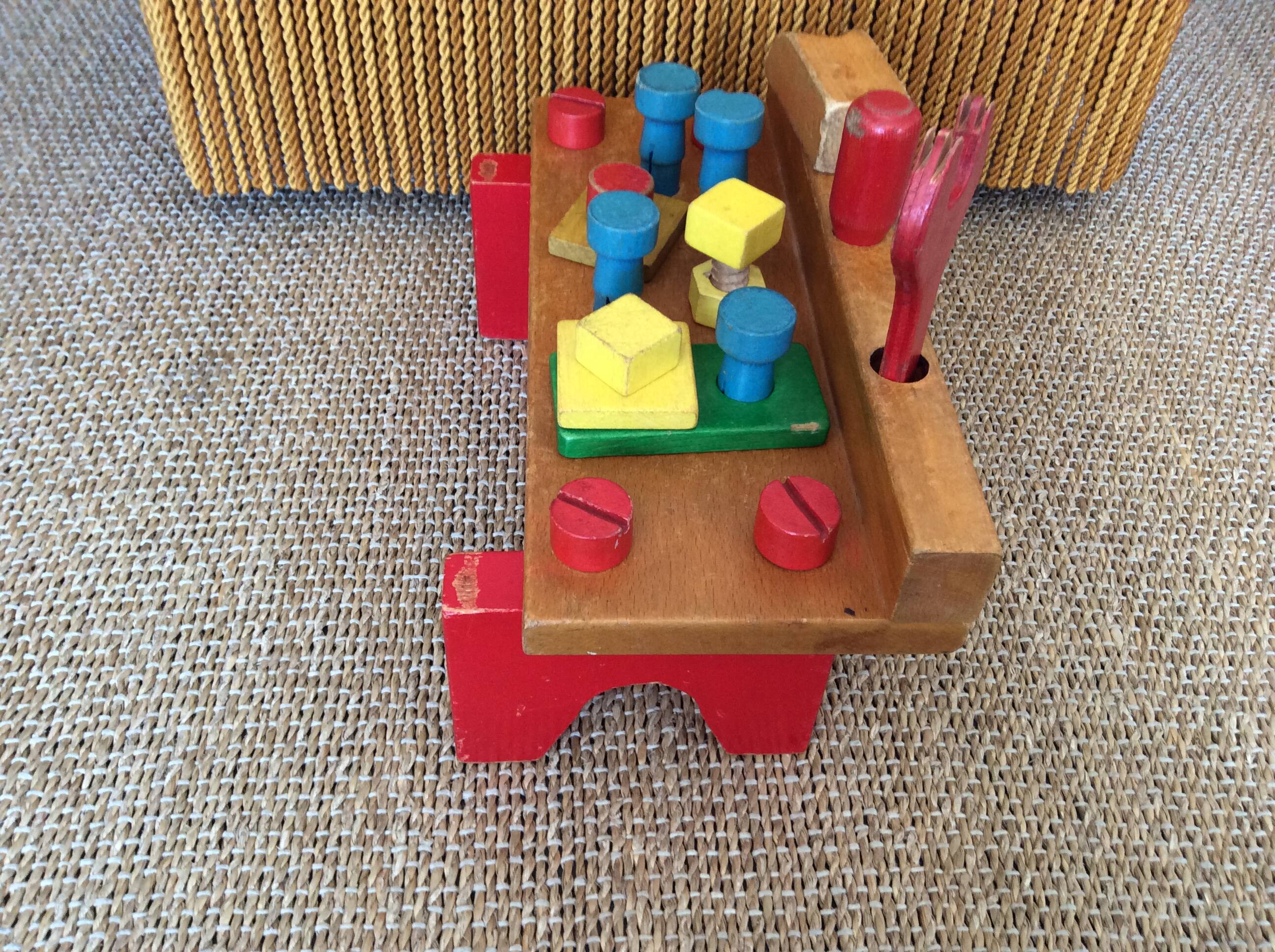 Workbench wooden toy child