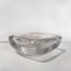 Transparent glass centrepiece by Orrefors, Sweden, 1960s.