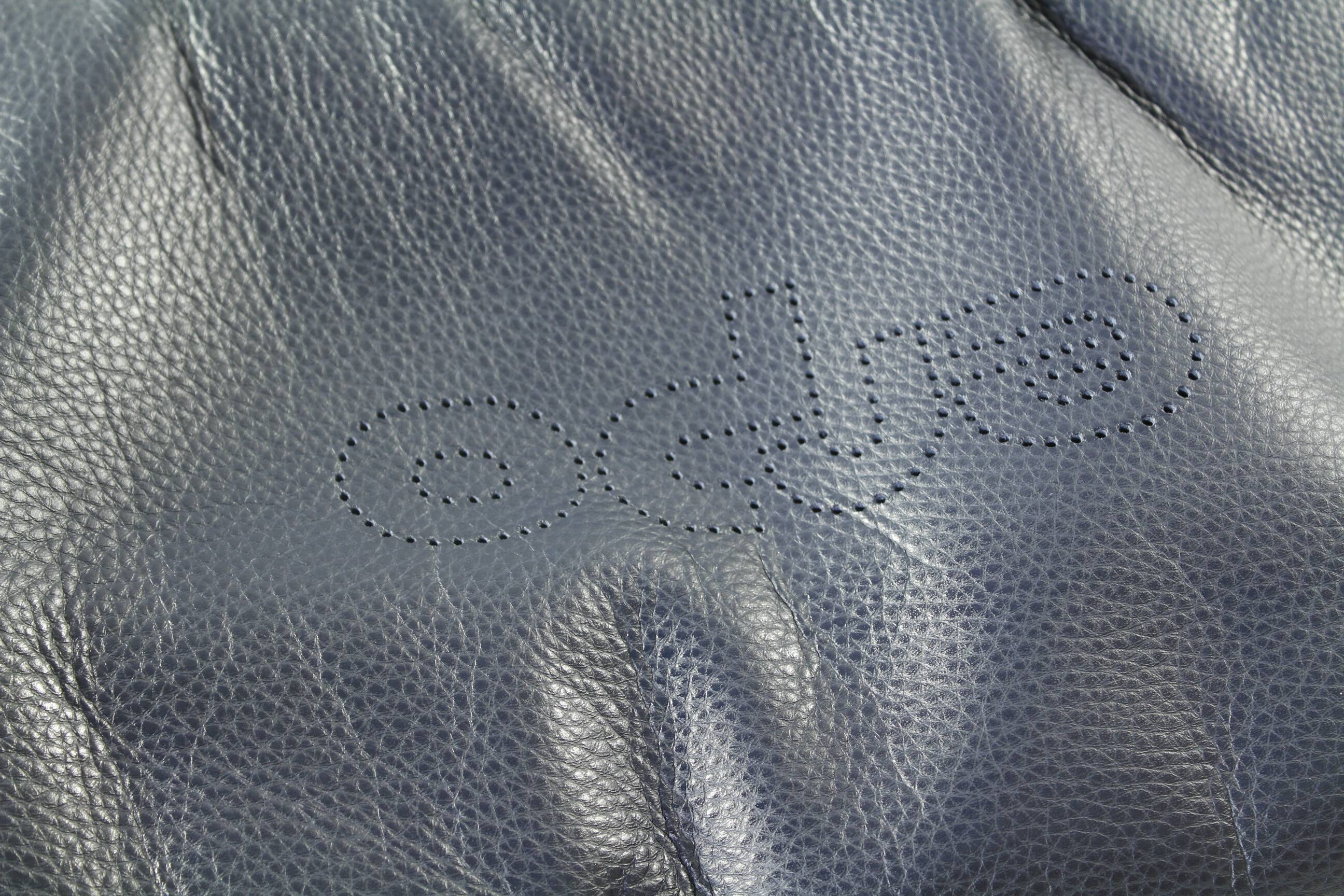 3-seater Leather Sofa Lugano by Erpo Int., Design 1985