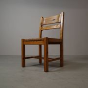 Set of 5 vintage chairs by Tage Poulsen for Gramrode Møbelfabrik, 1970's
