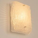 Small wall lamp in glass, Austria, 1960s