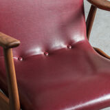 Set easy chairs by louis van teeffelen for wébé, dutch design, 1960s