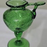 Bougeoir ou lampe à huile en verre soufflé Biot