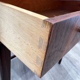 3-drawer commode in Rio rosewood, origin Denmark.