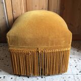 Velvet pouf