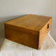 Box with compartments from the 19th century, dovetail mountings, clasp present