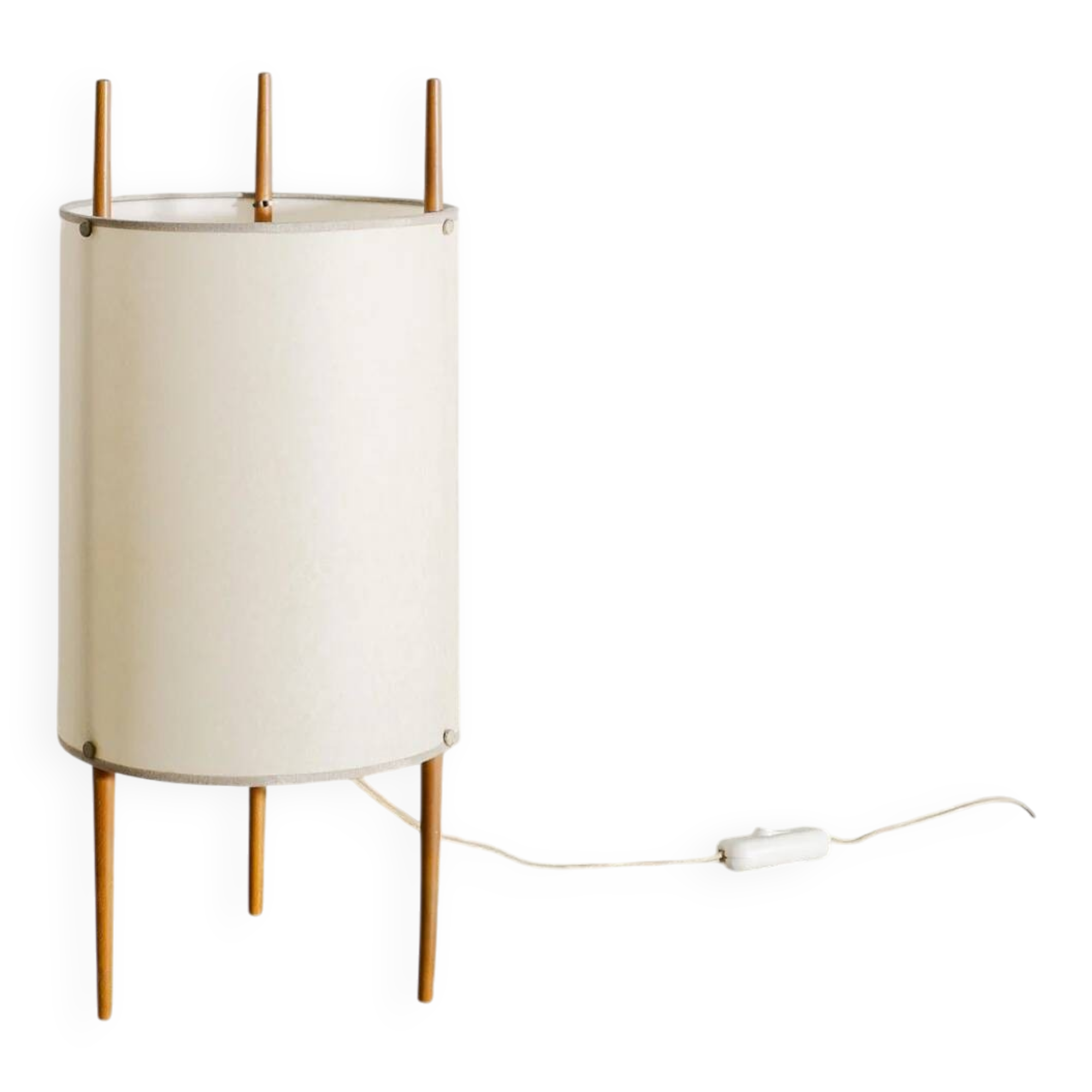 Vintage Mid Century "No 9" Desk Table Lamp by Isamu Noguchi, 1940s