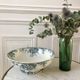 Salad bowl in iron sand saint-amand model "marie-louise" 1880 - xixth