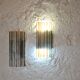 Glass lamps by Poliarte, 1960s, set of 2