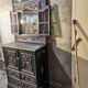 Buffet avec miroir balinais sculptés