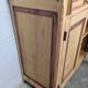 Rustic pine sideboard with two doors