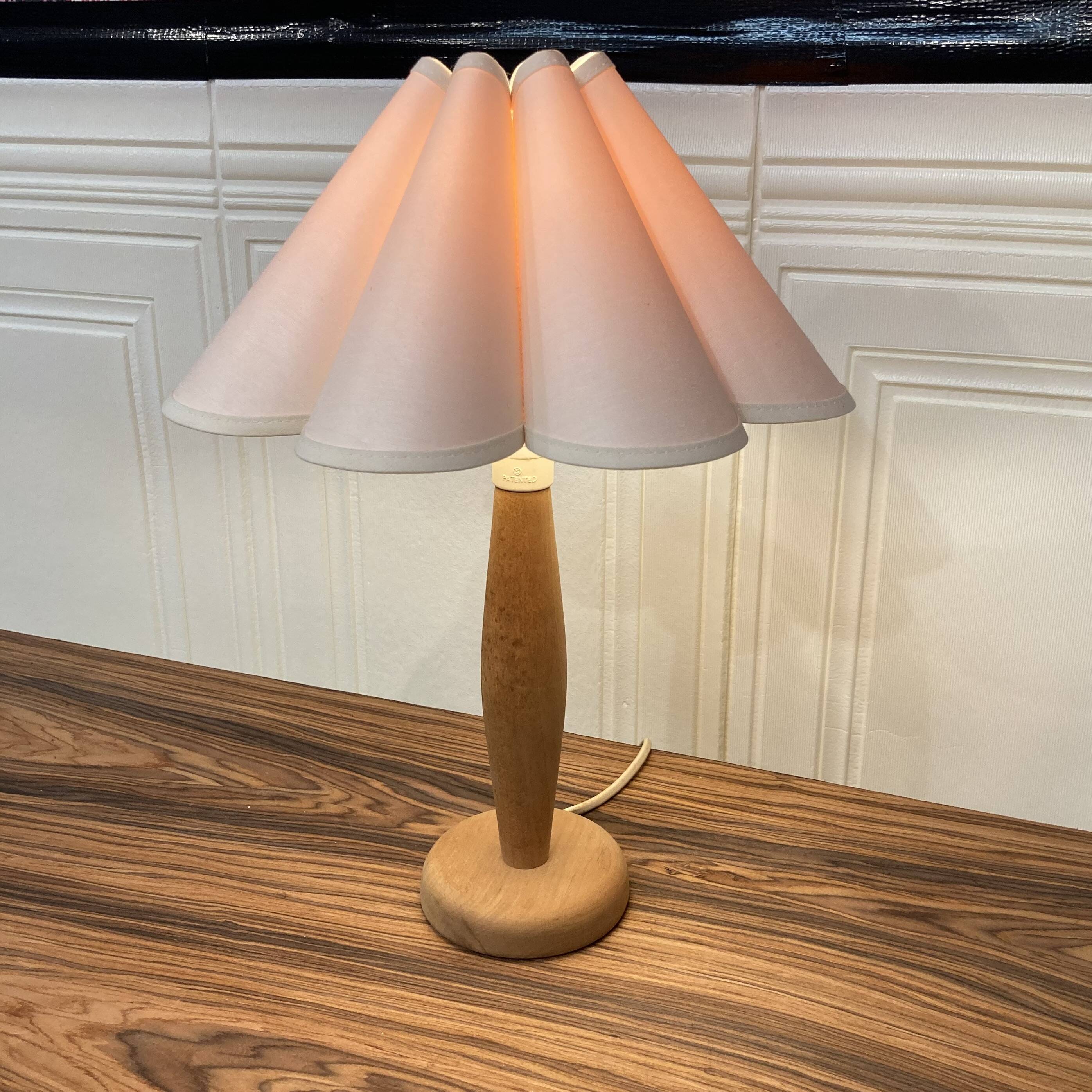 Paire de lampes design scandinave 1960.