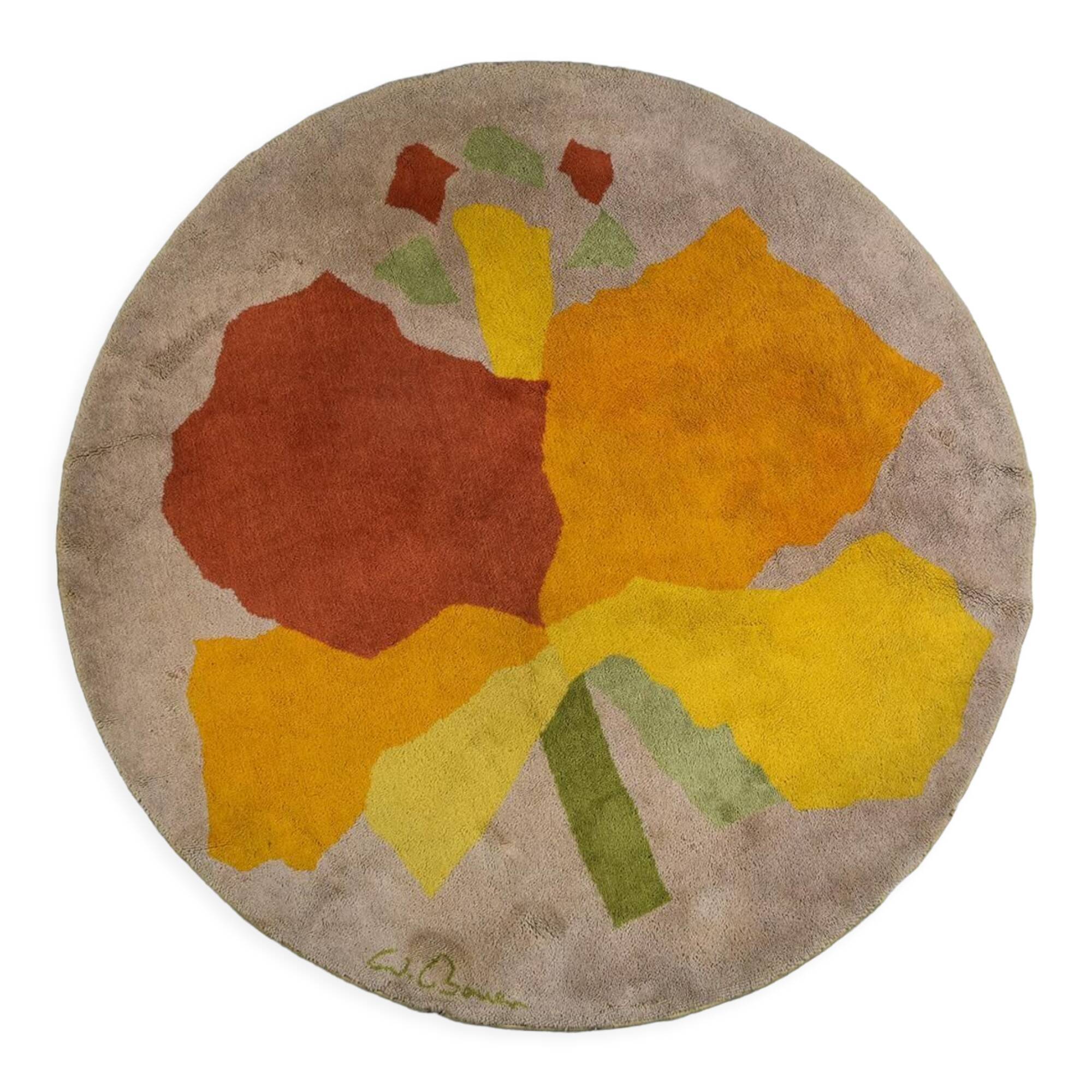 Wool rugs from the 60s by artist Wolf Bauer