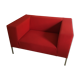 Red sofa Allen MDF Italia by Bruno FATTORINI 1998