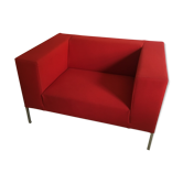 Red sofa Allen MDF Italia by Bruno FATTORINI 1998