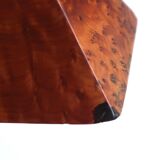 Two wooden pyramids with elm magnifying glass, 70s