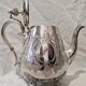 Napoleon III teapot in silver-plated metal – 19th century – Rococo decoration