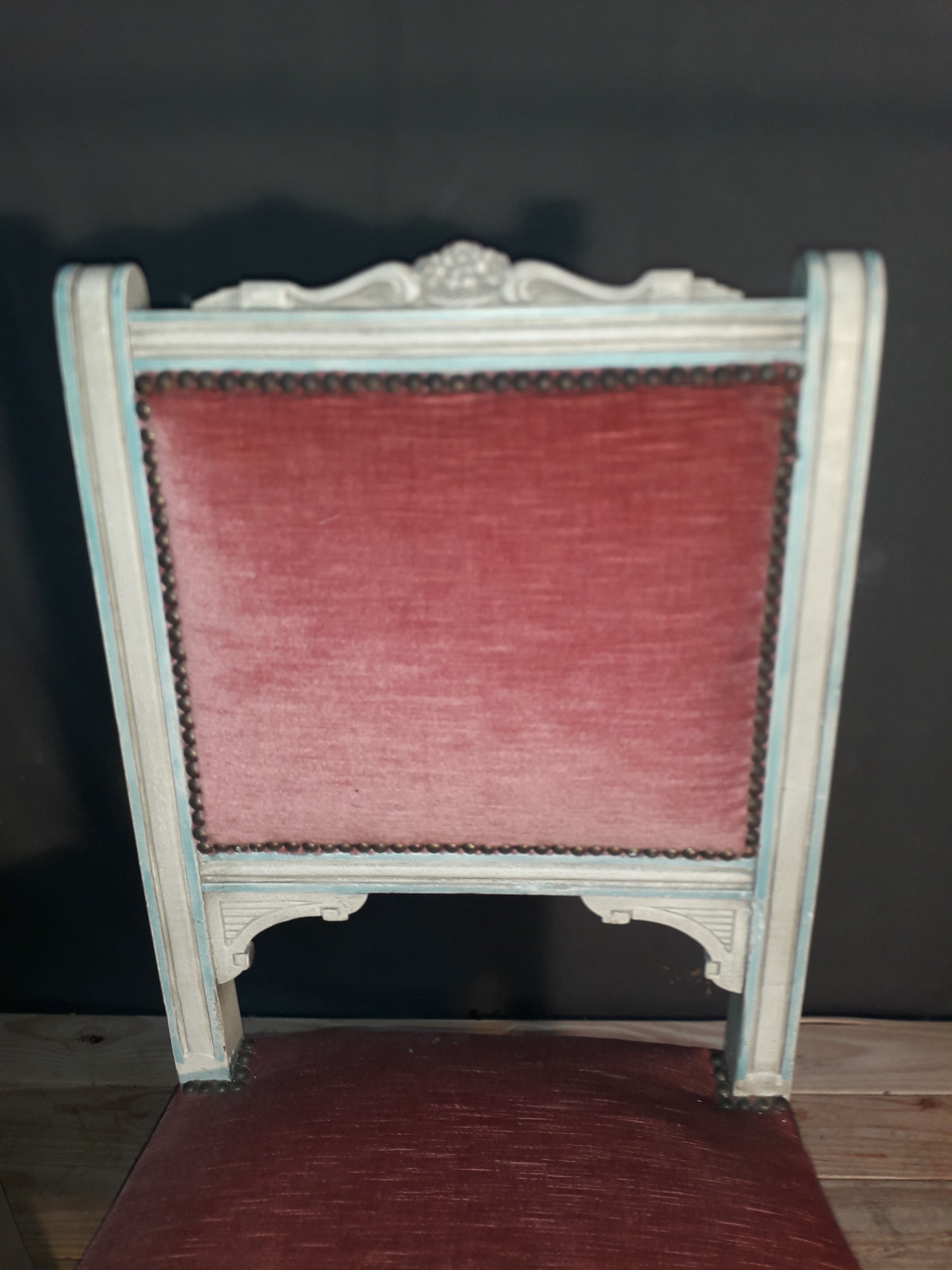 Pair of Louis XVI style chairs