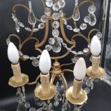 Lyre Garland Empire Tassels Wall Light 4 Lights Gilded Bronze