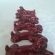 6 ceramic poodle dog knife holders