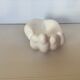 Empty white hand pocket