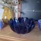 Cobalt blue Blenko bowl