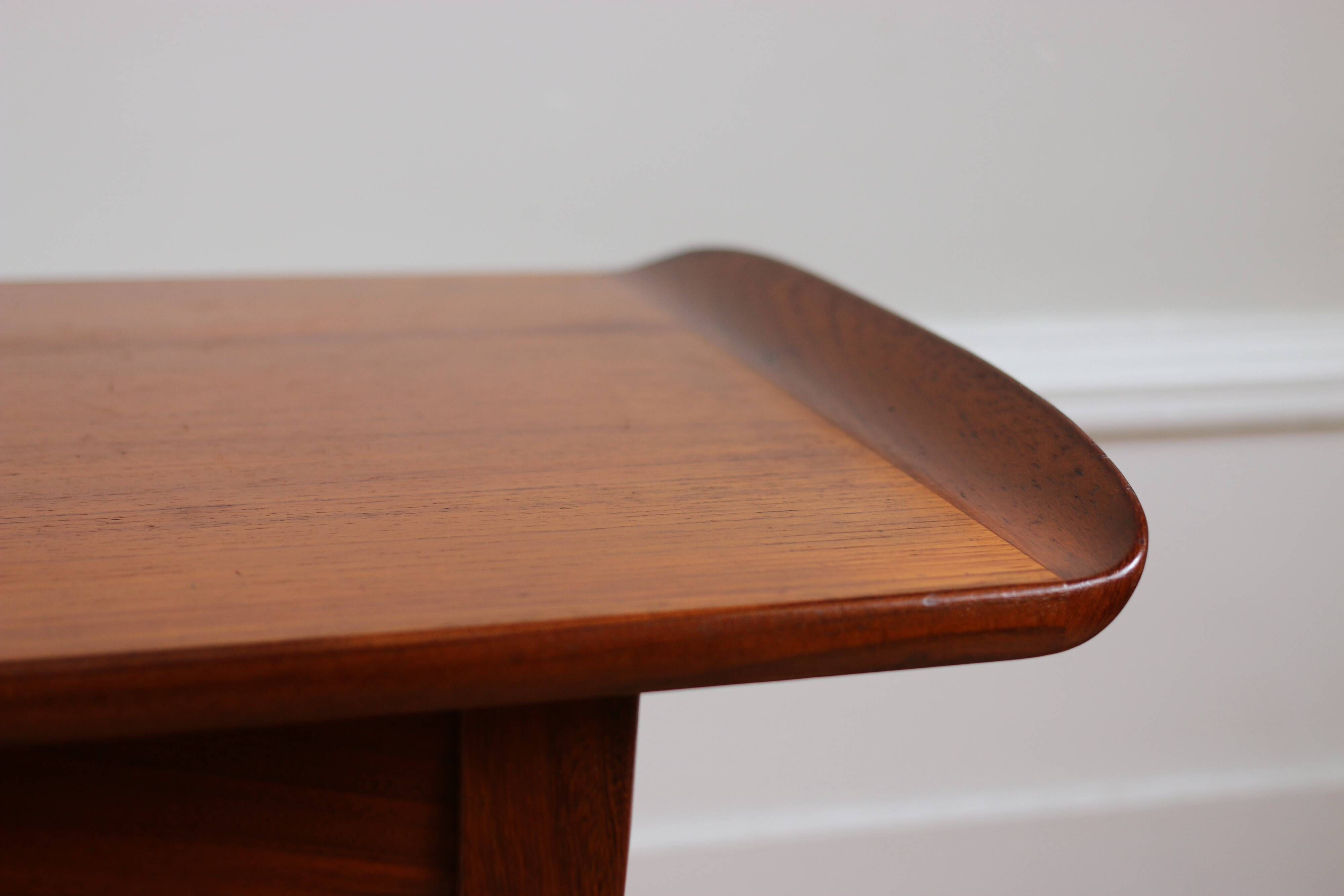 Table basse scandinave vintage teck, 1960