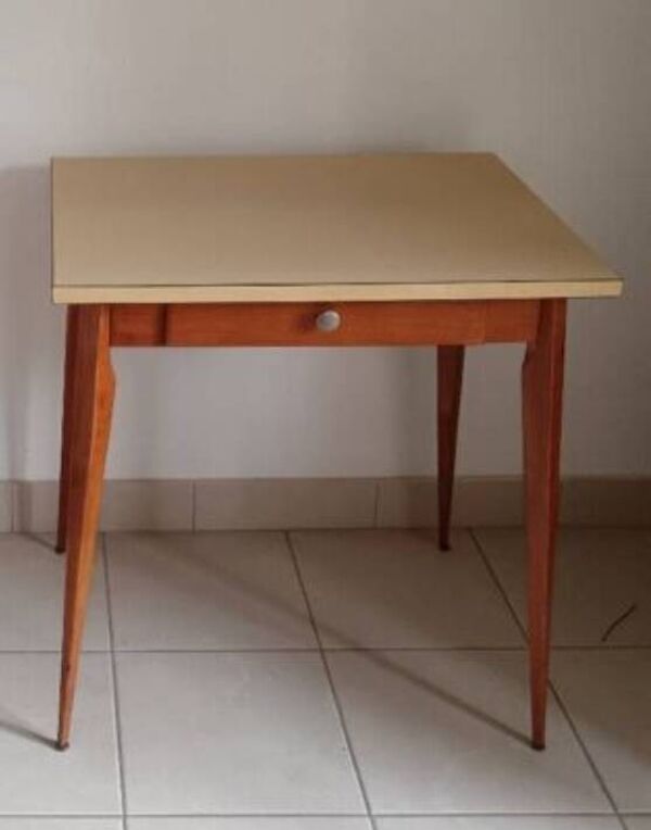 Console ou bureau  vintage pieds compas