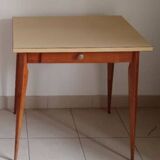Vintage console or desk with compass feet