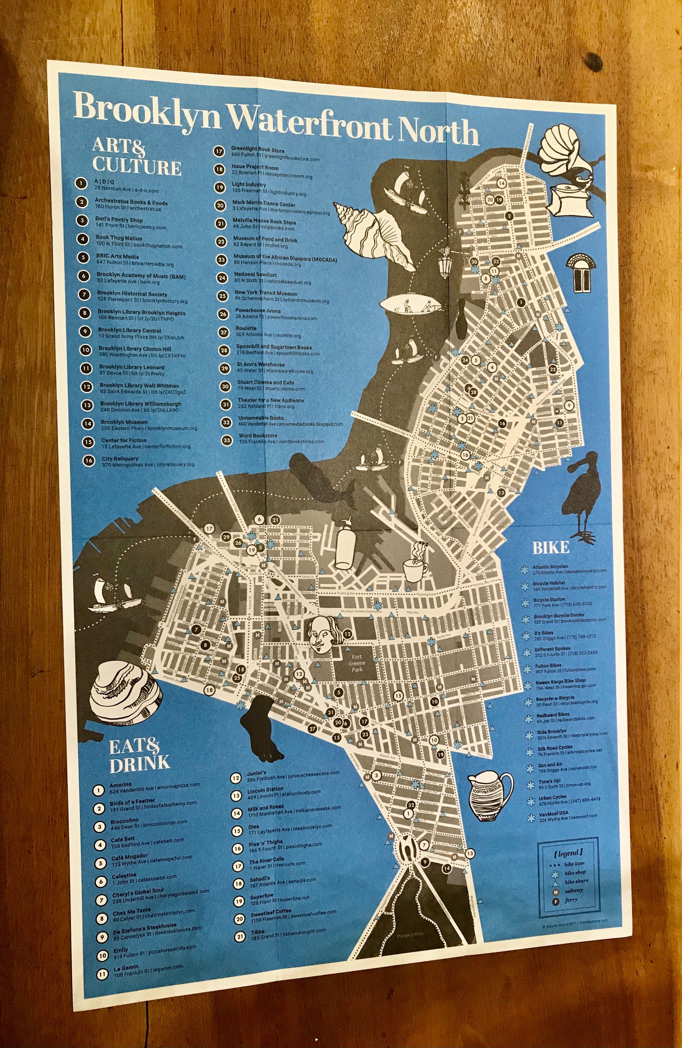 Illustration Map's Brooklyn New York