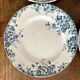 Flat plates made of St Amand Marie-Louise ironstone.