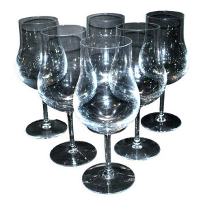 Lot de 6 verres à vin - rouge