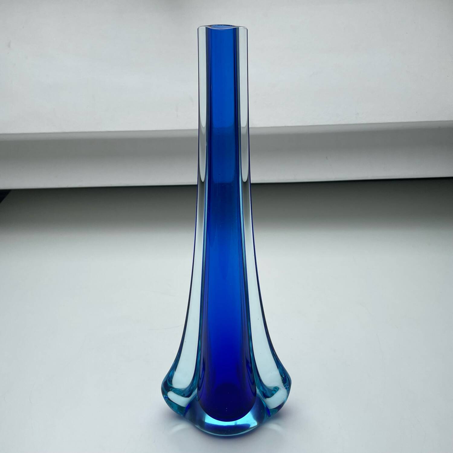 Solifleur vase Sommerso Murano Italy