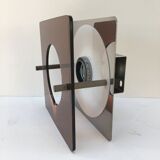 Wall lamp in smoked plexi 70s