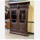 Antique impressive Breton display cabinet, bookcase