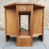 Octagonal art deco side table