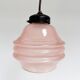 Lampe de plafond vintage rose, années 1960