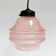 Lampe de plafond vintage rose, années 1960