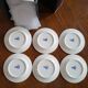 6 porcelain coasters from gien