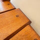 Solid elm chairs, 1980s