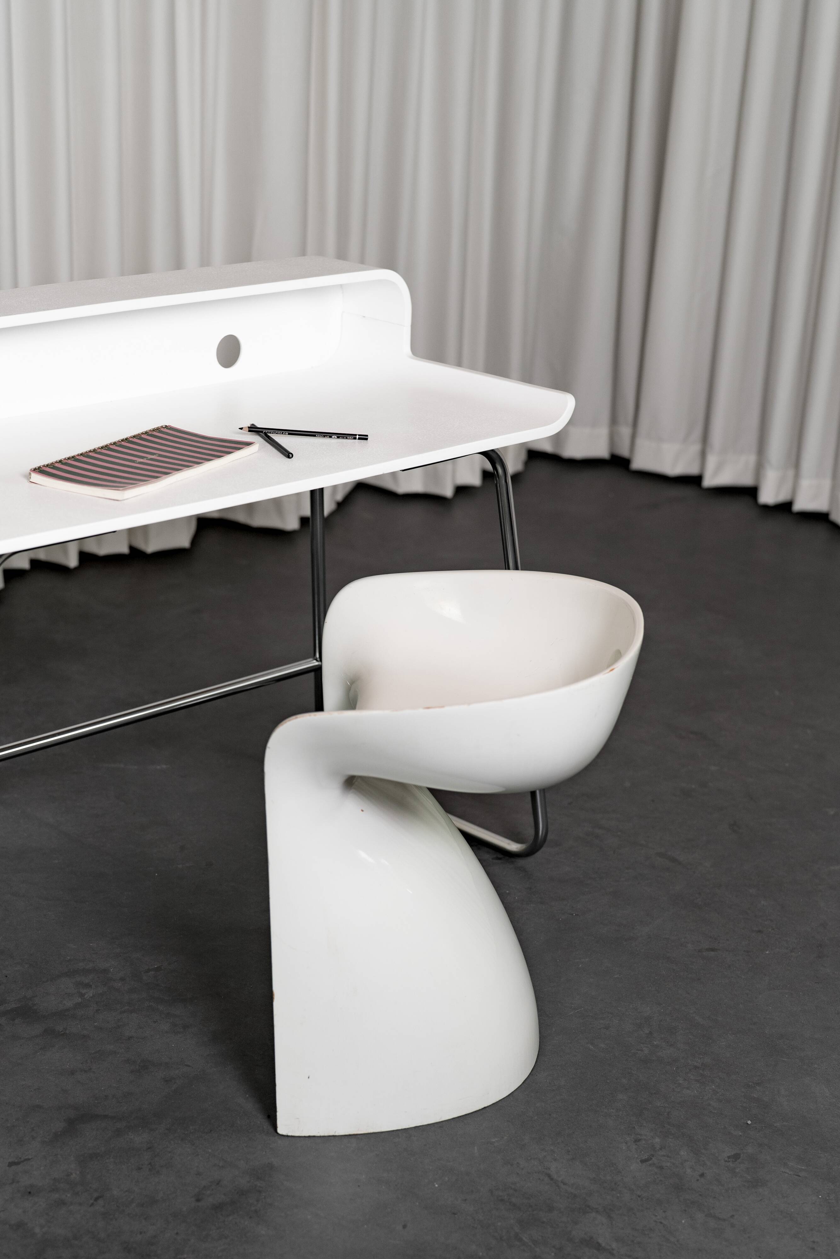 Space Age Stool and Desk