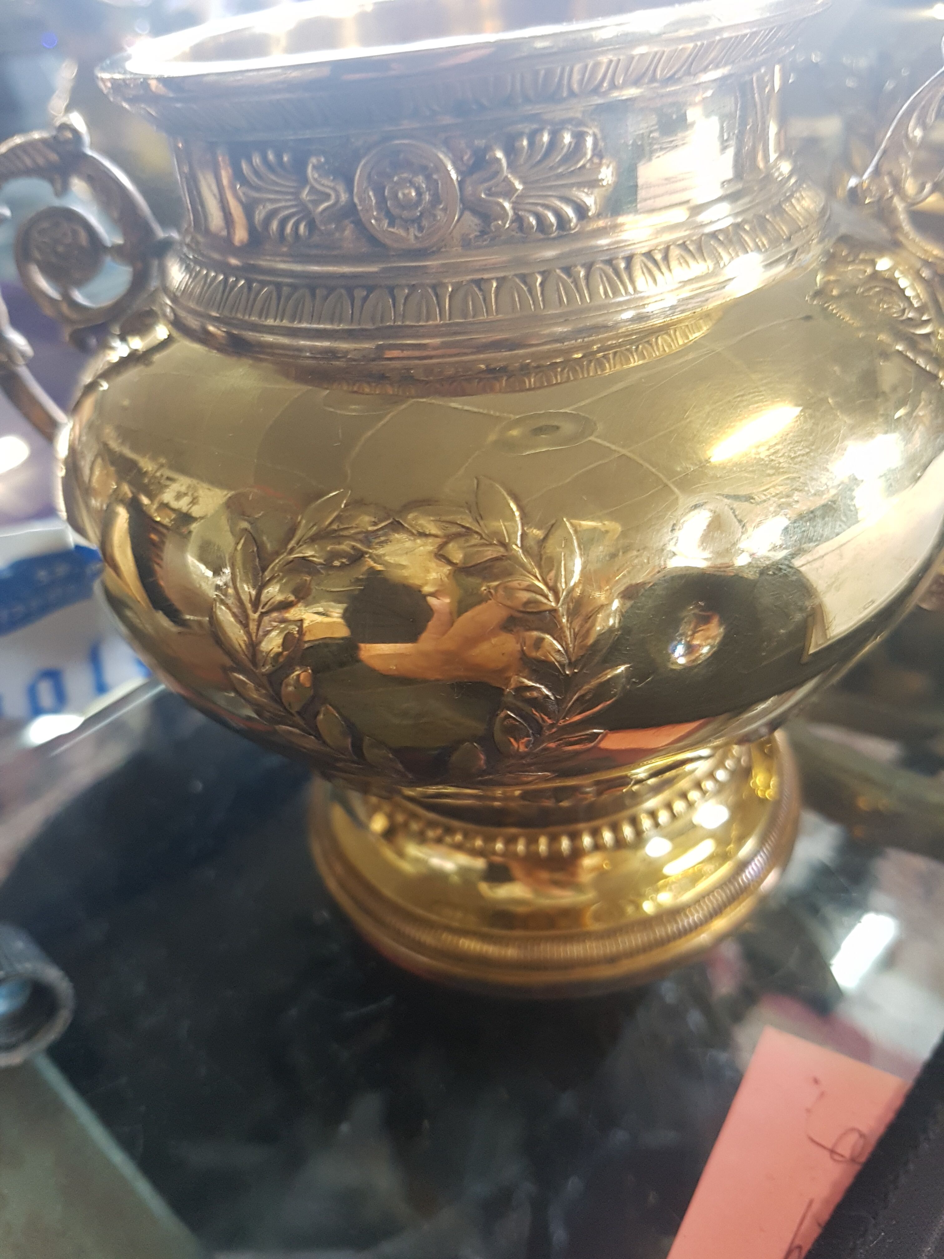 Tea and coffee set in vermeil and ivory