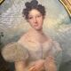 Portrait of woman in white dress, 19th century