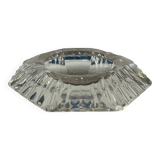 Val St Lambert hexagon ashtray in cut crystal
