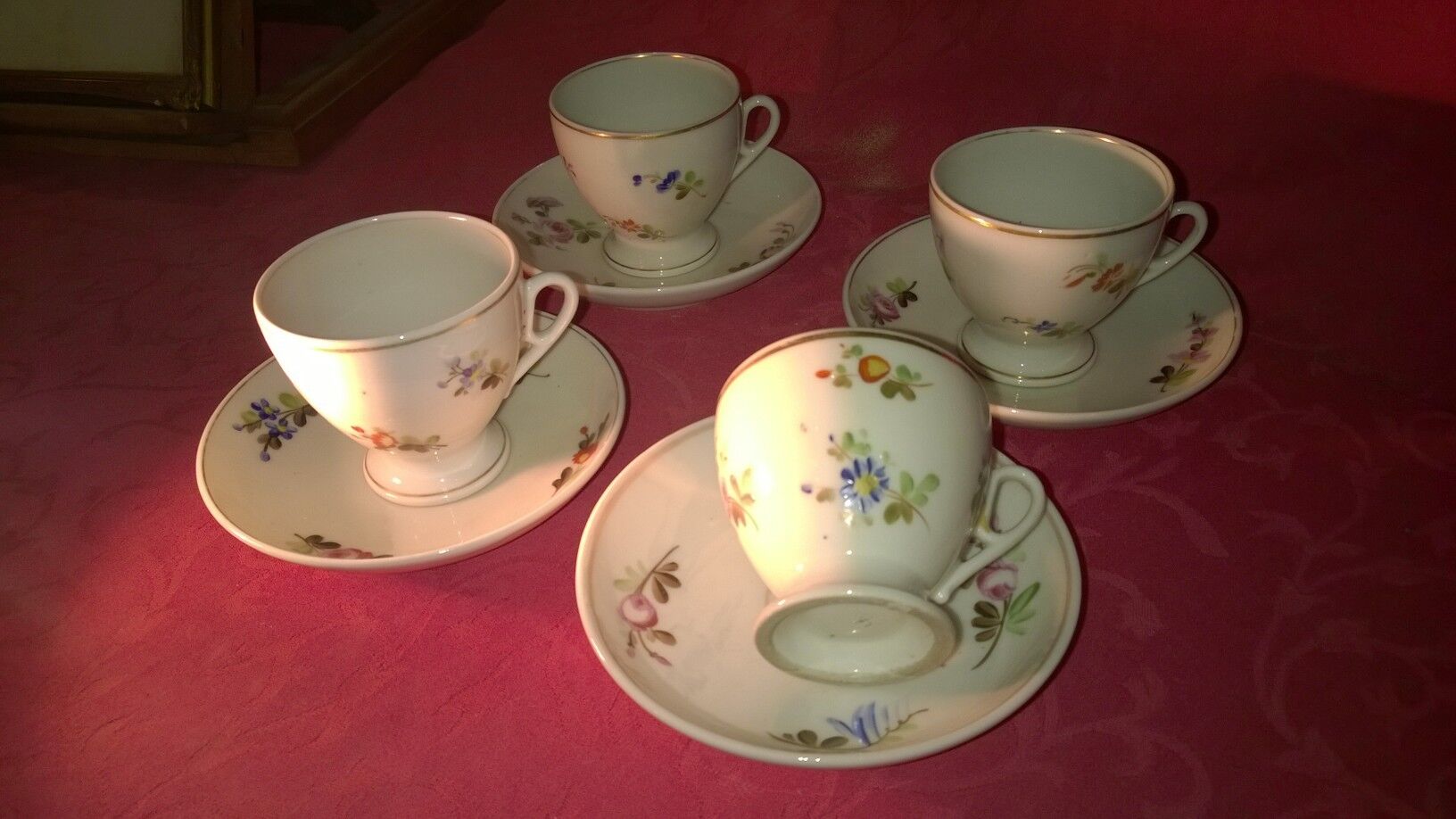 Cups and saucers