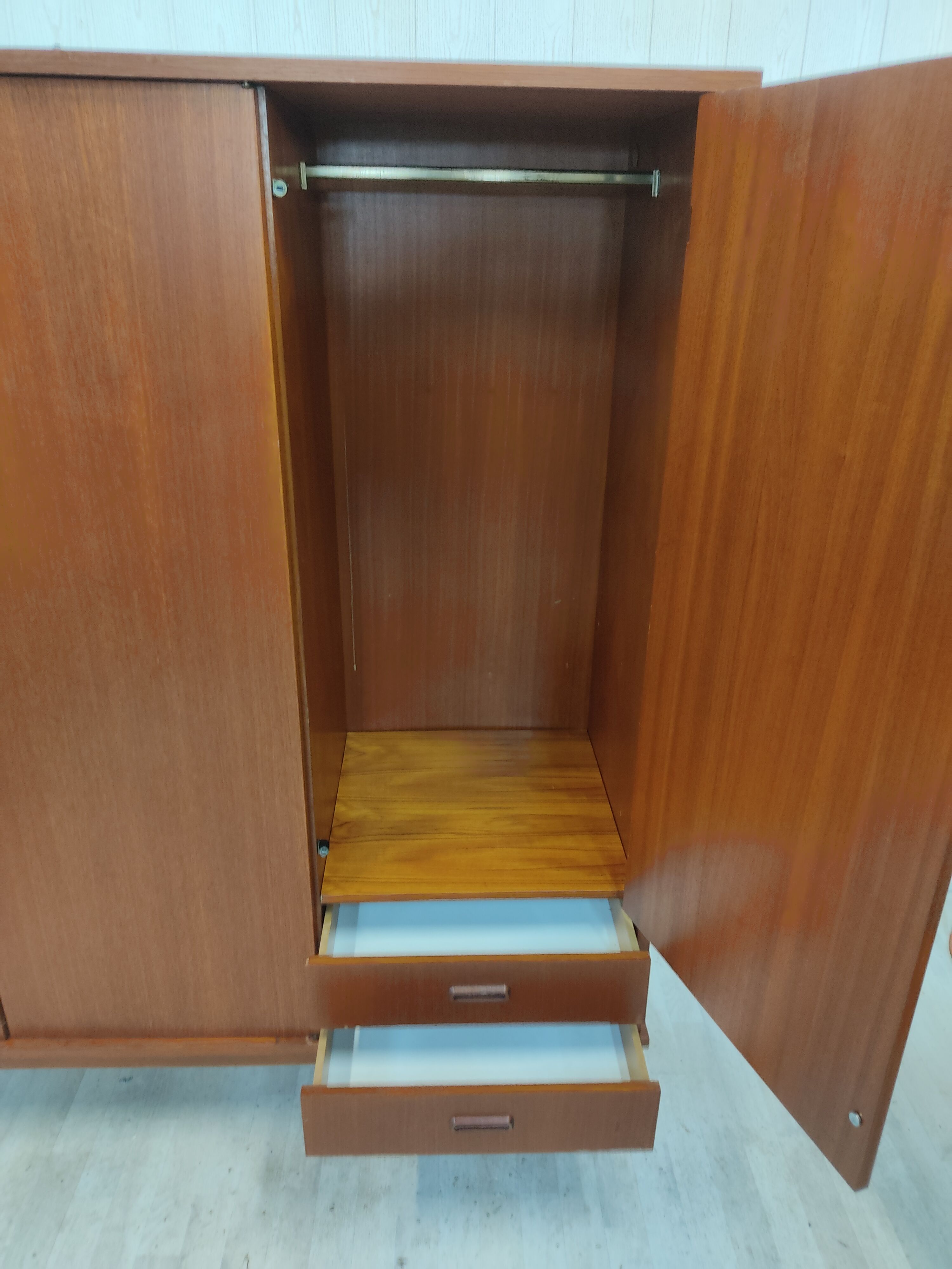 Scandinavian-style teak cabinet