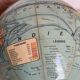 Vintage 1950 terrestrial globe Girard Barrère Forest - 29 cm